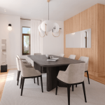 Tipologia T3 D Garden - Empreendimento Galardi - Sala de Refeições