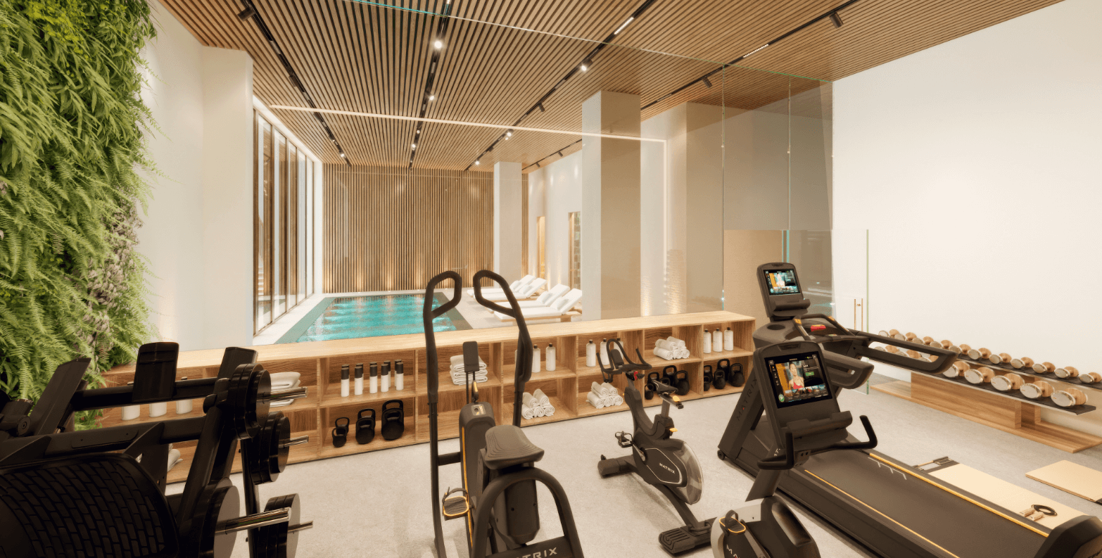 Zonas Comuns Empreendimento Galardi Ginásio Technogym